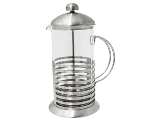 Dzbanek szklany tłokowy prasa francuska do kawy ziół 1000 ml