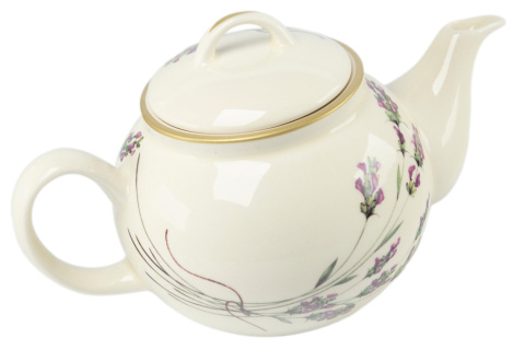 Imbryk dzbanek do herbaty Mieroszów lawenda