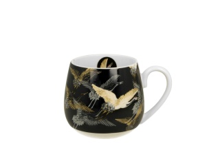 Kubek baryłka do herbaty ziół żurawie nocą na urodziny