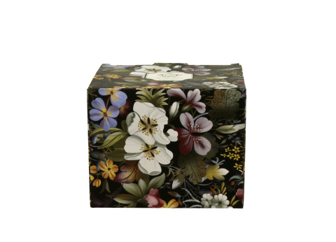 Kubek baryłka do herbaty ziół Kilburn black na urodziny