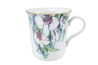 Kubek z Mieroszowa z motywem storczyka