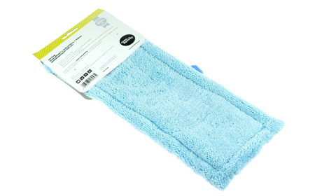 Zapas do mopa płaskiego z mikrofibry niebieski strong