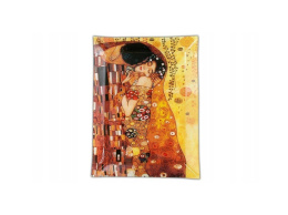 Ozdobny szklany talerzyk talerz carmani Klimt Pocałunek