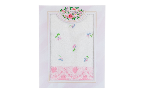 Różowy ręcznik z bawełny chłonny miękki do rąk łazienki