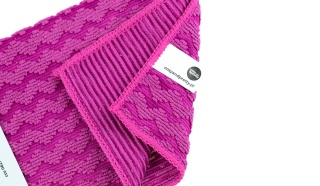 Ściereczka z mikrofibry uniwersalna zig zag 30x30 cm bez smug