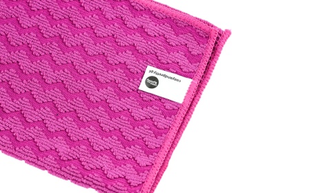 Ściereczka z mikrofibry uniwersalna zig zag 30x30 cm bez smug