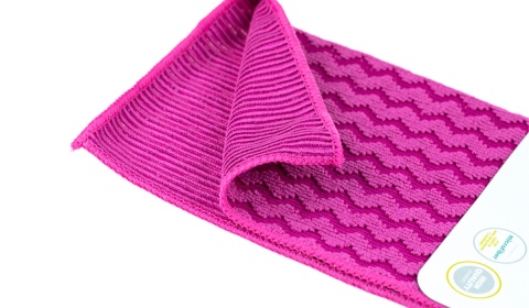 Ściereczka z mikrofibry uniwersalna zig zag 30x30 cm bez smug