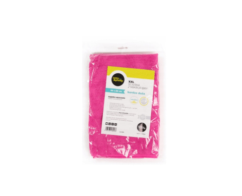 Ścierka do podłogi z mikrofibry bez smug plam 80x60 cm róż