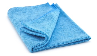 Ścierka do podłogi z mikrofibry bez smug 80x60 cm niebieska