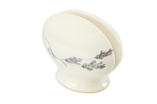 Serwetnik z ceramiki z Mieroszowa z lawendą