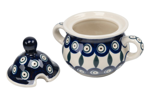 Cukiernica z ceramiki Bolesławiec oryginalny klasyczny