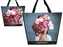 Ozdobna torba sklepowa na ramię kwiaty floral dreamers moda