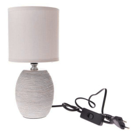 Nowoczesna lampa krem do pokoju sypialni stojąca elektryczna