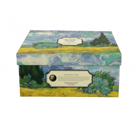 Zestaw 2 filiżanki ze spodkami Van Gogh Wheat Field prezent