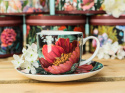 Komplet filiżanka do herbaty kwiaty Carmani floral story