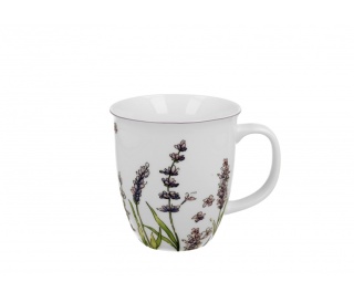 Kubek kubas w pudełku classic lavender na urodziny lawenda