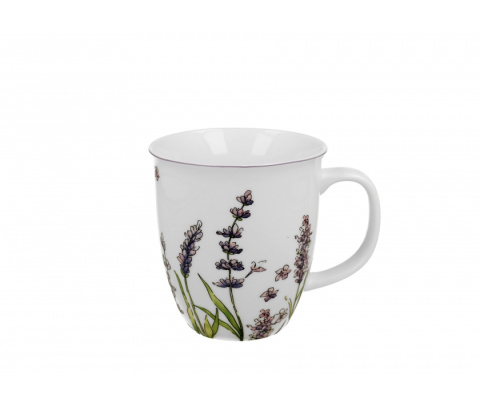 Kubek kubas w pudełku classic lavender na urodziny lawenda