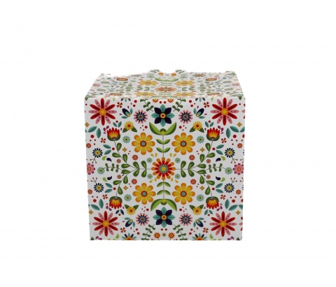 Kubek kubas w pudełku merida white na prezent wiosna kwiaty