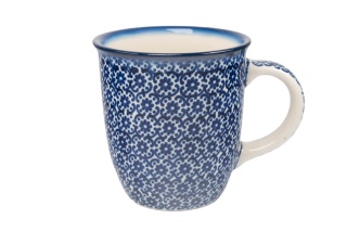 Kubek z ceramiki Bolesławieckiej oryginalny wzór