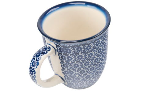 Kubek z ceramiki Bolesławieckiej oryginalny wzór