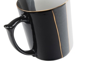 Ogromny kubek biało czarny trio Mieroszów