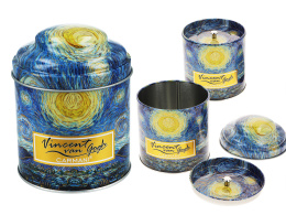 Puszka do przechowywania kawy herbaty Gogh Gwiaździsta noc