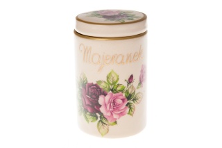 MAŁY POJEMNIK NA MAJERANEK RÓŻA MIEROSZÓW KUCHENNY