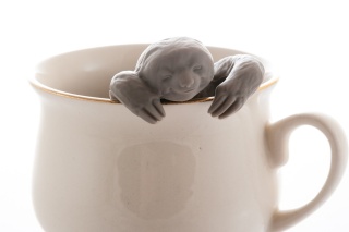 SITKO DO HERBATY ZAPARZACZ SILIKONOWY LENIWIEC