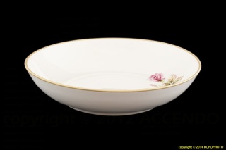 TALERZ GŁĘBOKI RÓŻA MIEROSZÓW SERWIS OBIADOWY