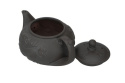 Brązowy dzbanek imbryk do herbaty kawy 0,4 l ceramiczny