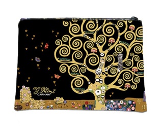 Kosmetyczka z motywem z obrazu Gustava Klimta Drzewo życia