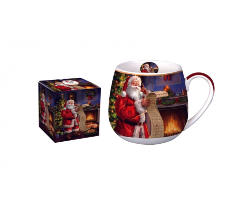 Kubek baryłka do herbaty kawy santa mikołaj urodziny święta