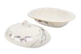 MASELNICA NA MASŁO LAWENDA MIEROSZÓW CERAMIKA