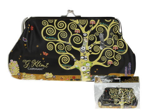 Portfelik z motywem z obrazu Gustava Klimta Drzewo
