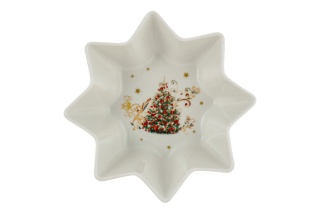 Salaterka świąteczna miska na ciastka choinka magnoble