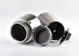 Stalowa kawiarka do parzenia kawy Giovanna 450ml 9 filiżanek