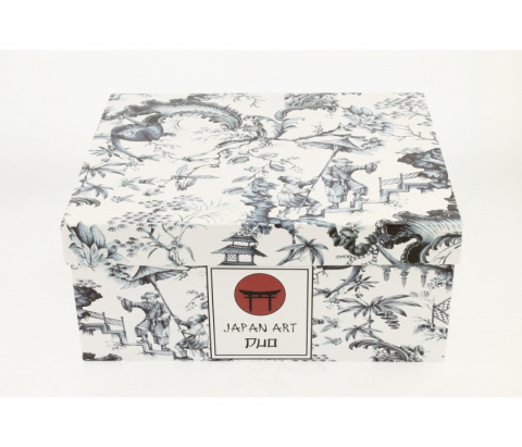 Zestaw 2 filiżanki ze spodkami do kawy orient blue prezent