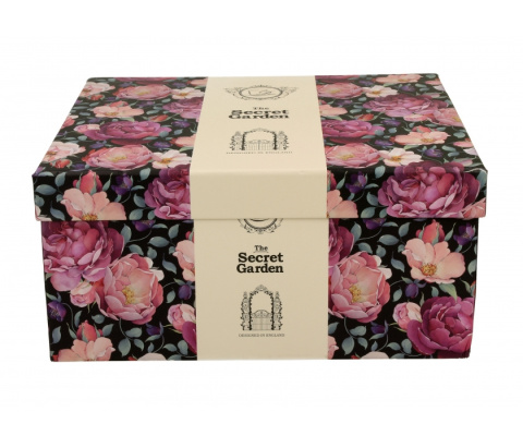 Zestaw dwie filiżanki na prezent royal spring roses black