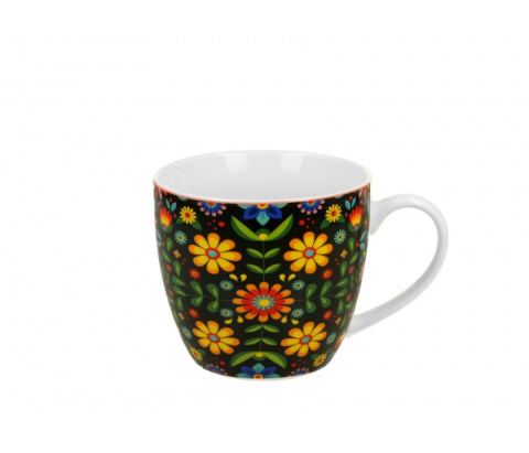 Duży kubek do herbaty kawy na prezent merida black obwoluta