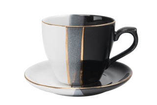 Filiżanka spodek trio mocca Mieroszów espresso