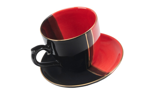 Filiżanka spodek trio mocca Mieroszów espresso