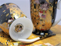 Komplet dwa kubki z łyżeczkami Klimt Pocałunek Quenn Isabell