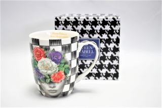 Kubek do herbaty Queen Isabell na urodziny floral woman