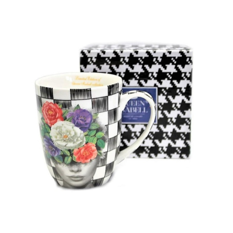 Kubek do herbaty Queen Isabell na urodziny floral woman