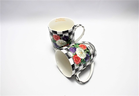 Komplet 2 kubków do herbaty Queen Isabell floral woman