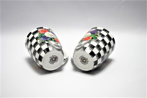 Komplet 2 kubków do herbaty Queen Isabell floral woman