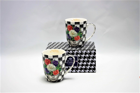 Komplet 2 kubków do herbaty Queen Isabell floral woman