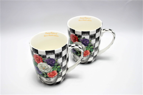 Komplet 2 kubków do herbaty Queen Isabell floral woman