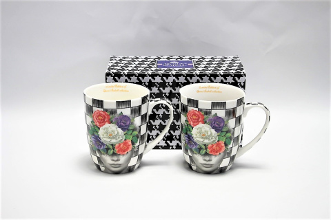 Komplet 2 kubków do herbaty Queen Isabell floral woman