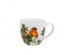 Kubek do herbaty kawy na prezent Rudziki ptak w obwolucie